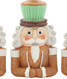 2137 CANDLEHOLDER GINGERWOOD S/3